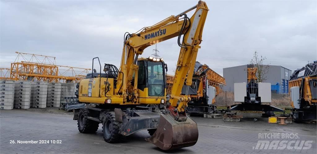 Komatsu PW160-7E0 Колёсные экскаваторы