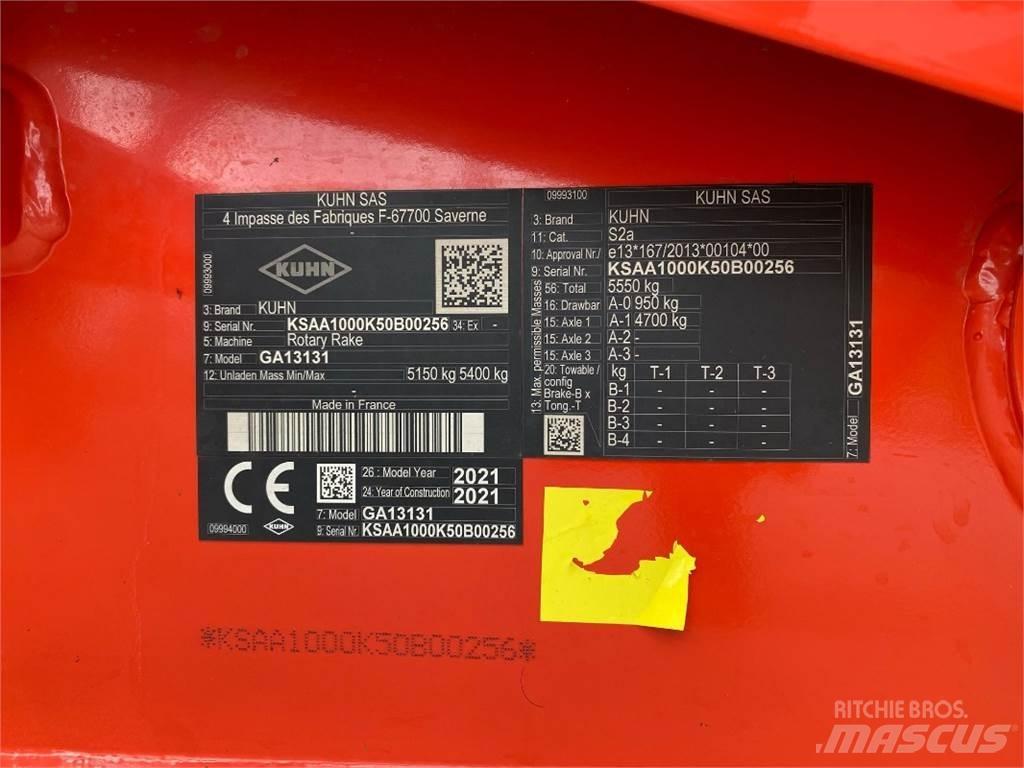 Kuhn GA13131 Уборочные комбайны