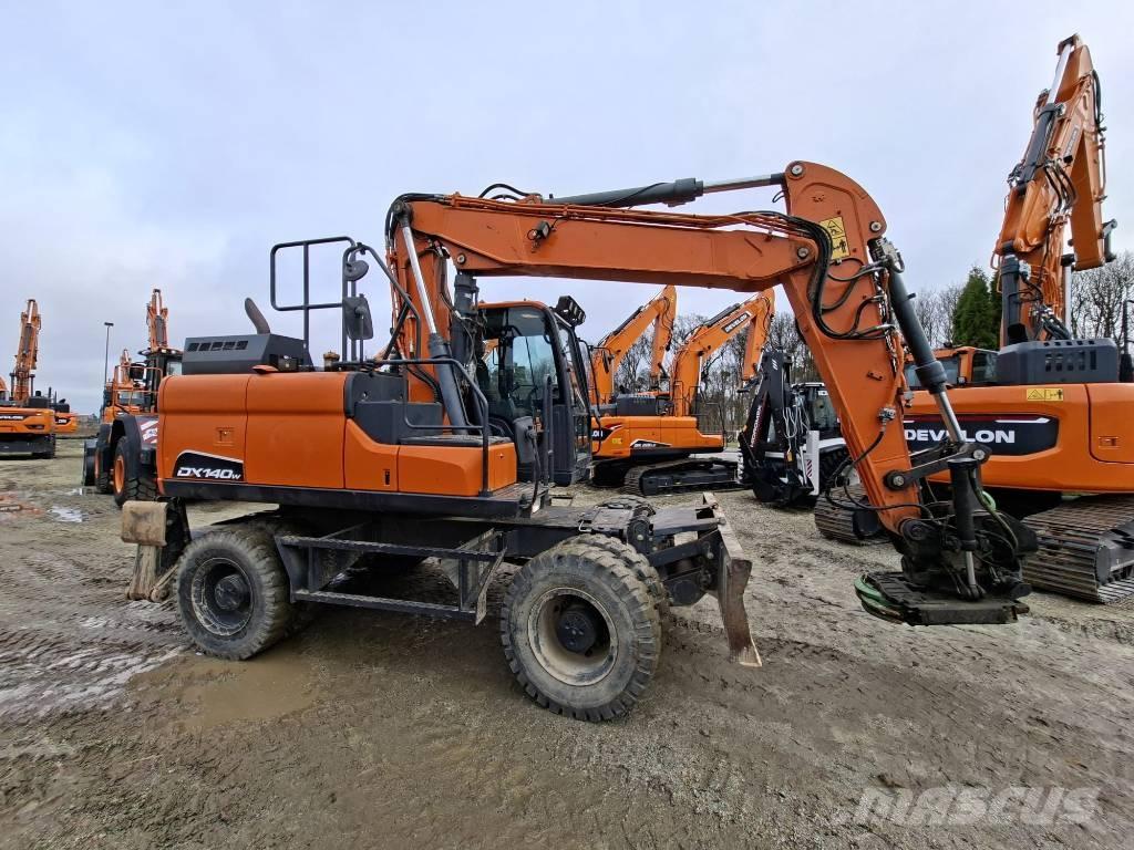 Doosan DX140W-5 Колёсные экскаваторы