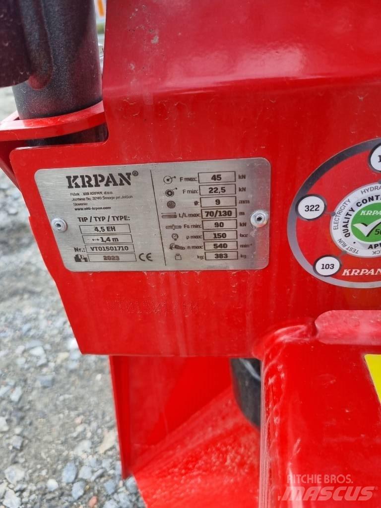 Krpan 4,5EH Трелёвочные лебедки