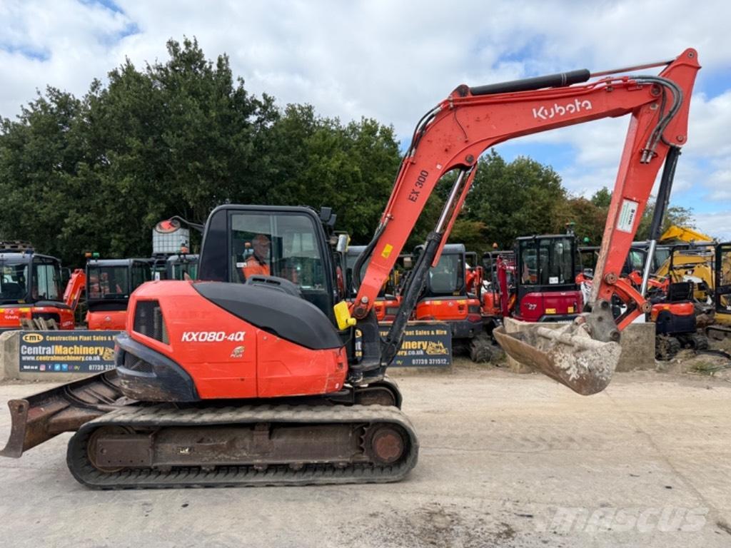 Kubota KX 080-4 Малые экскаваторы 7т-12т