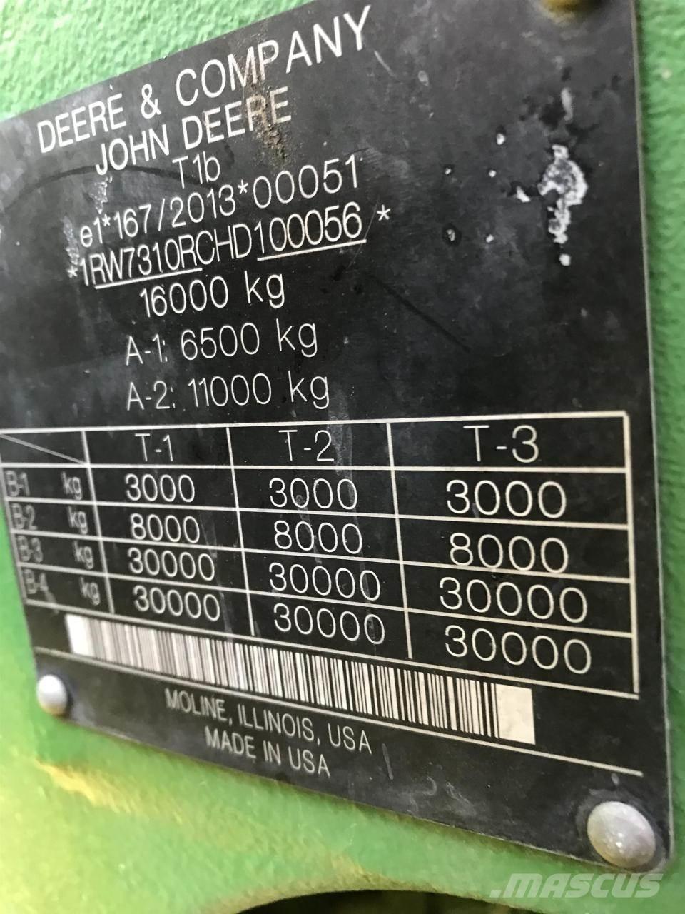 John Deere 7310R Трактора