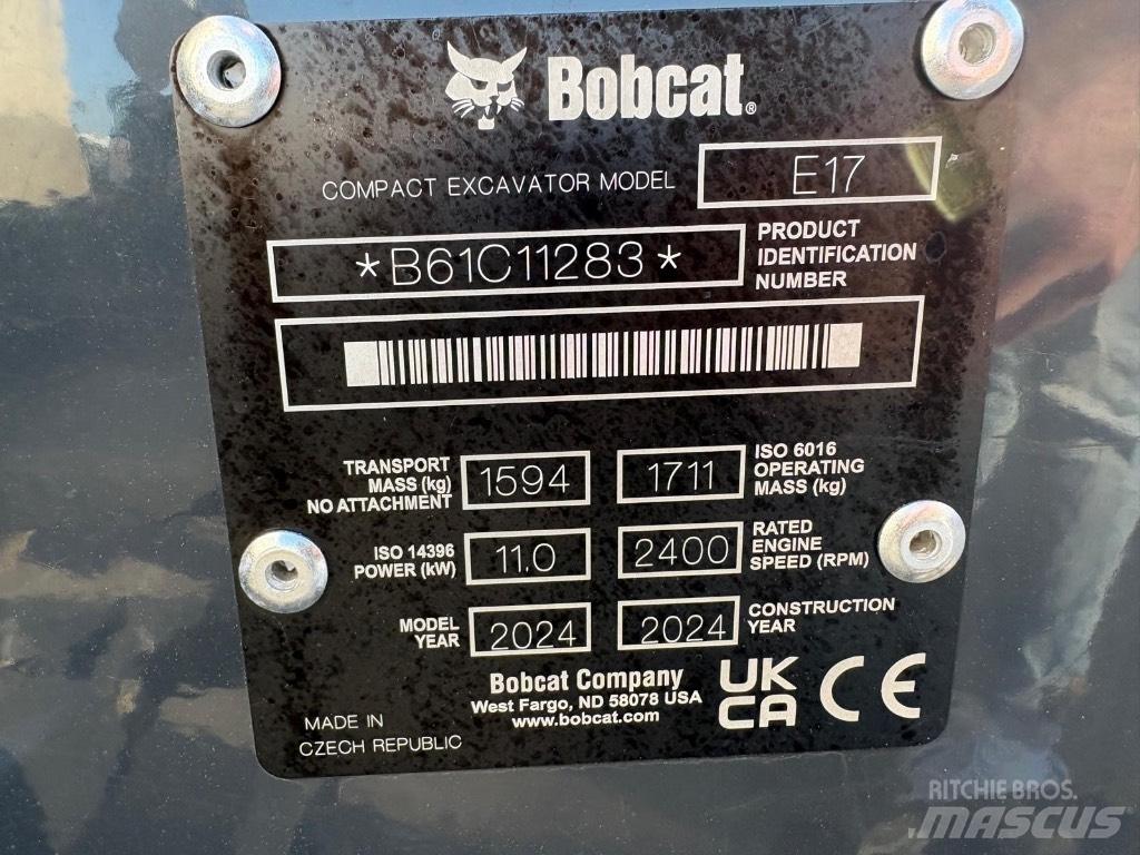 Bobcat E 17 Мини-экскаваторы