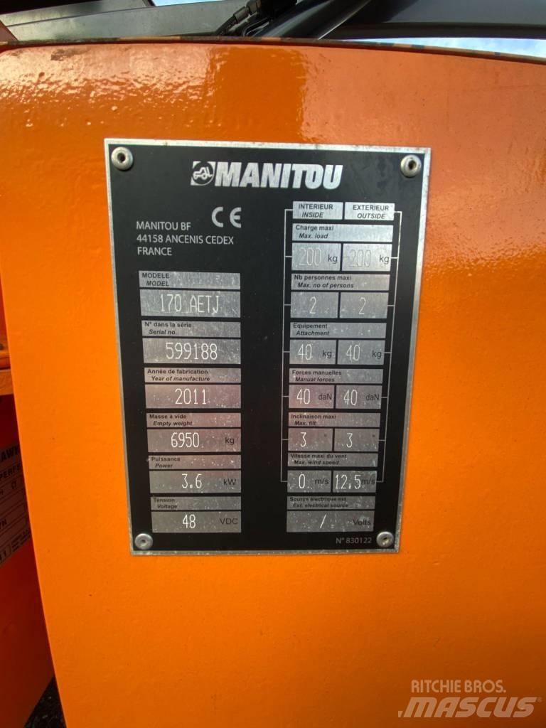 Manitou 170AETJ-L Коленчатые подъемники