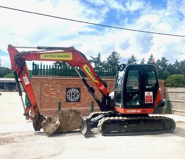 Kubota KX 080-4 Малые экскаваторы 7т-12т