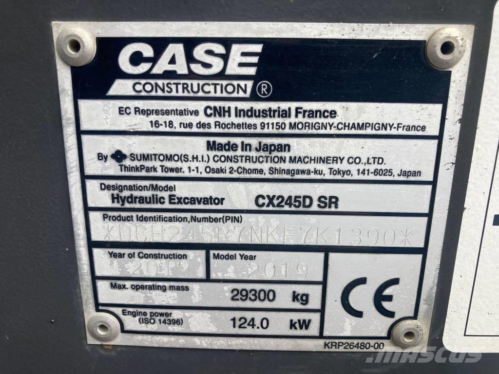 CASE CX 245 D SR LC Гусеничные экскаваторы