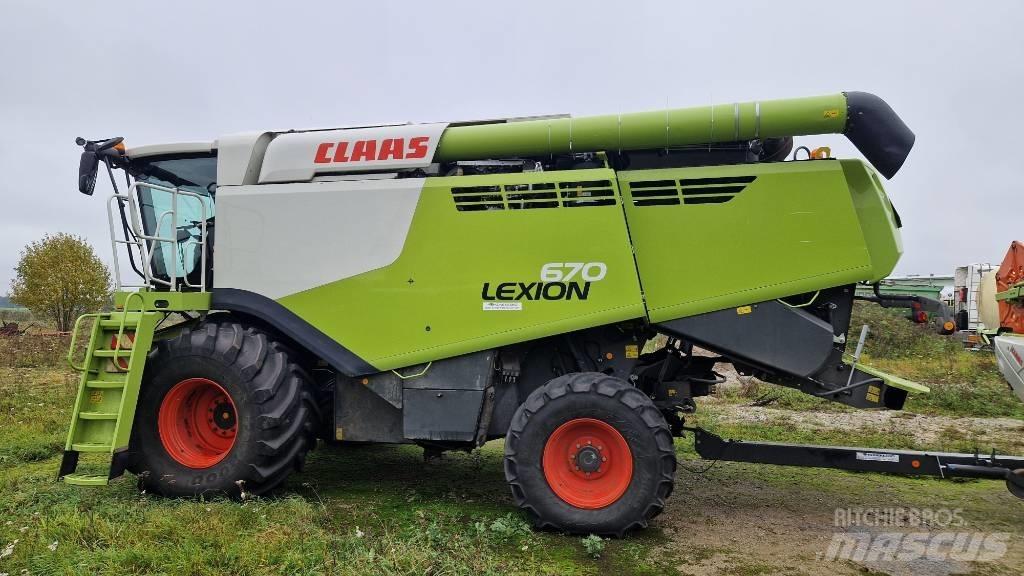 CLAAS Lexion 670 Зерноуборочные комбайны