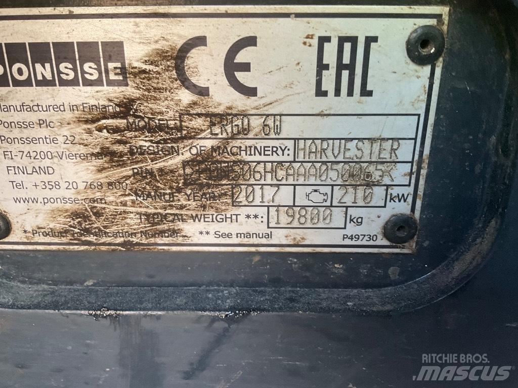 Ponsse ERGO 6W Харвестеры