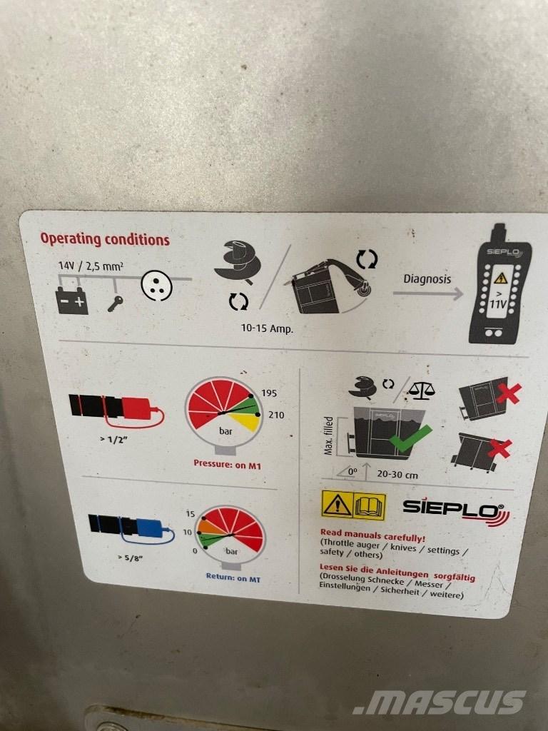  Sieplo MB 1800F Оборудование для животноводческих ферм