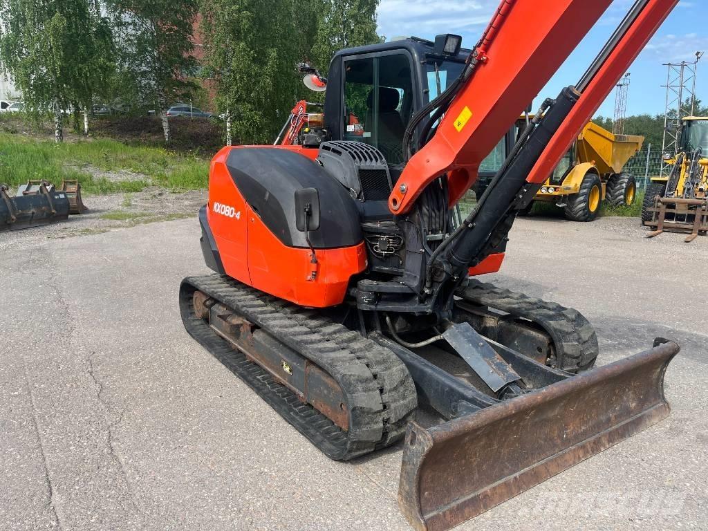 Kubota KX 080 Малые экскаваторы 7т-12т