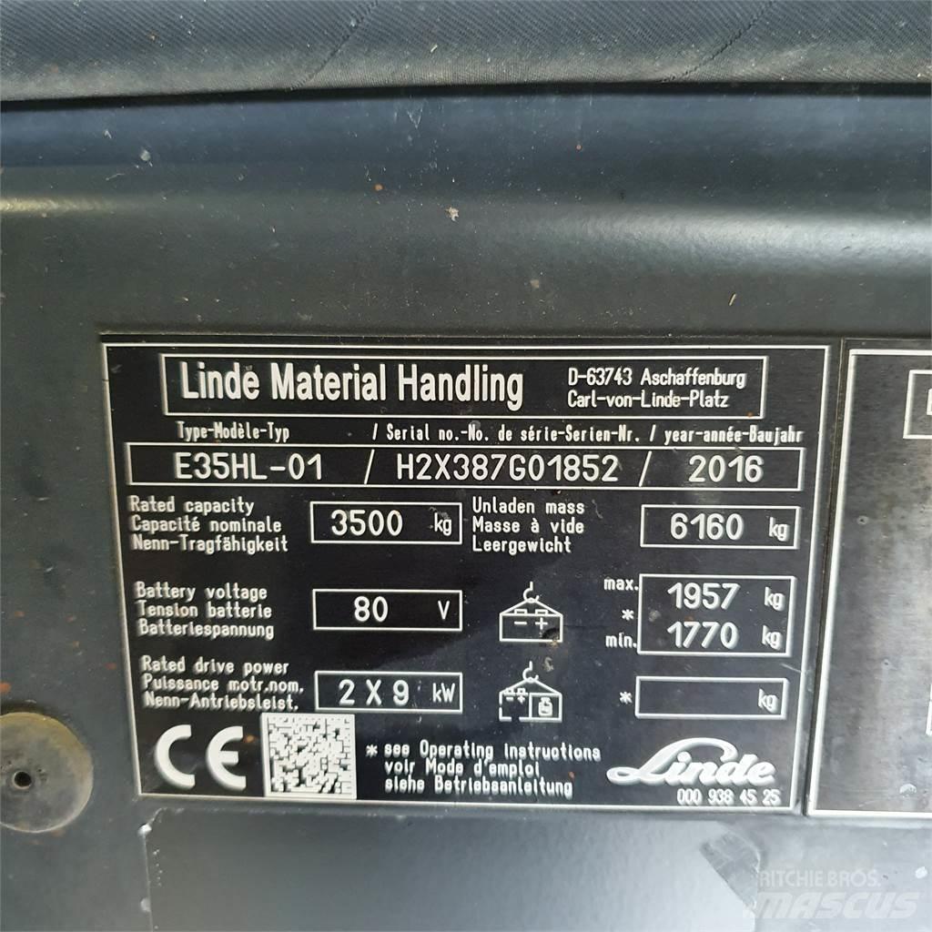 Linde E35HL Электропогрузчики