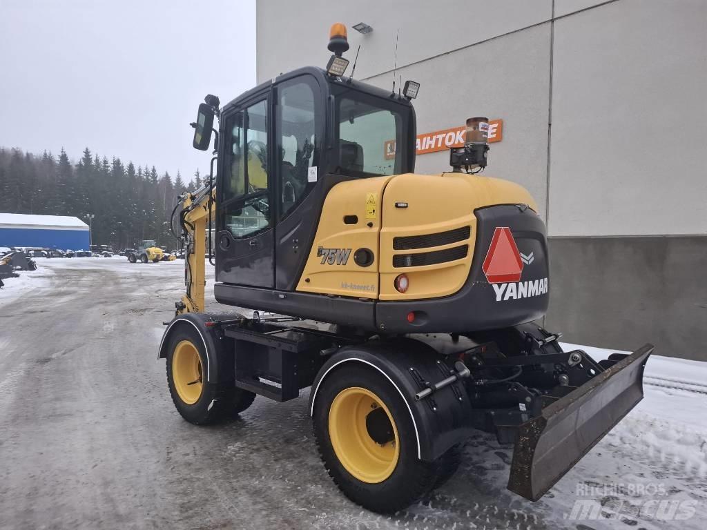Yanmar B 75 W Колёсные экскаваторы