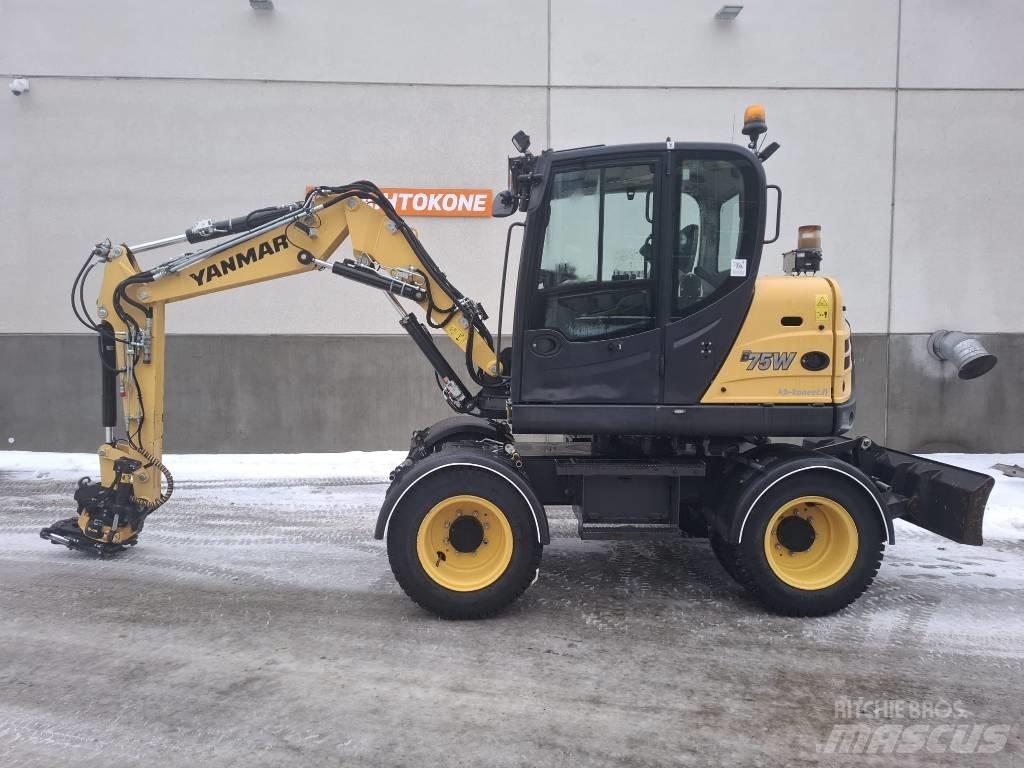 Yanmar B 75 W Колёсные экскаваторы