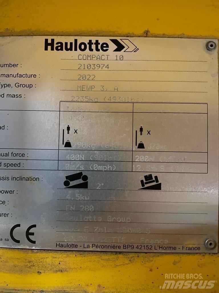 Haulotte Compact 10 Ножничные подъемники