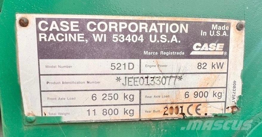 CASE 521 D Фронтальные погрузчики