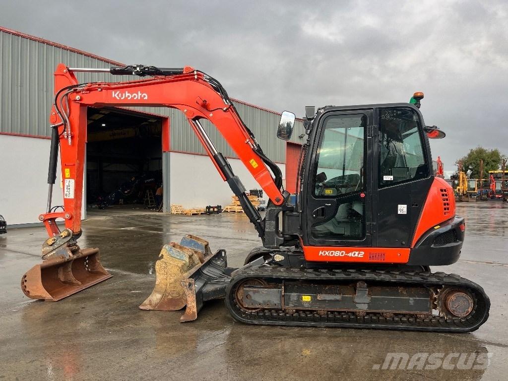 Kubota KX 080-4 Малые экскаваторы 7т-12т