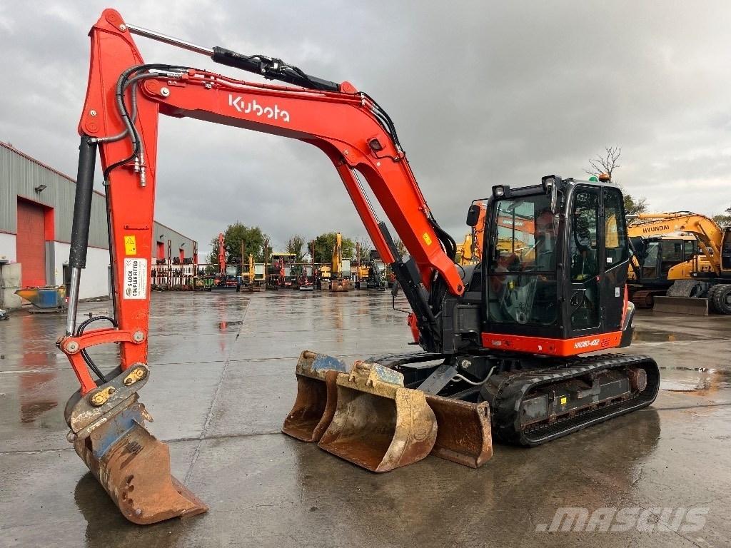 Kubota KX 080-4 Малые экскаваторы 7т-12т