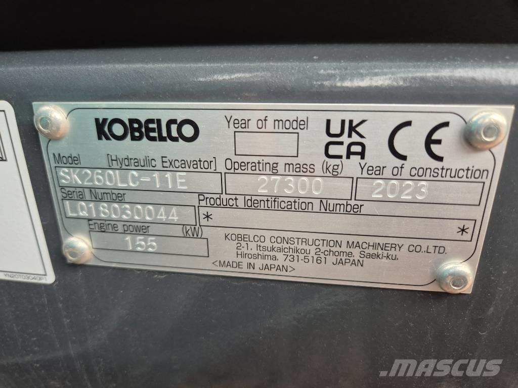 Kobelco SK260LC-11E Гусеничные экскаваторы