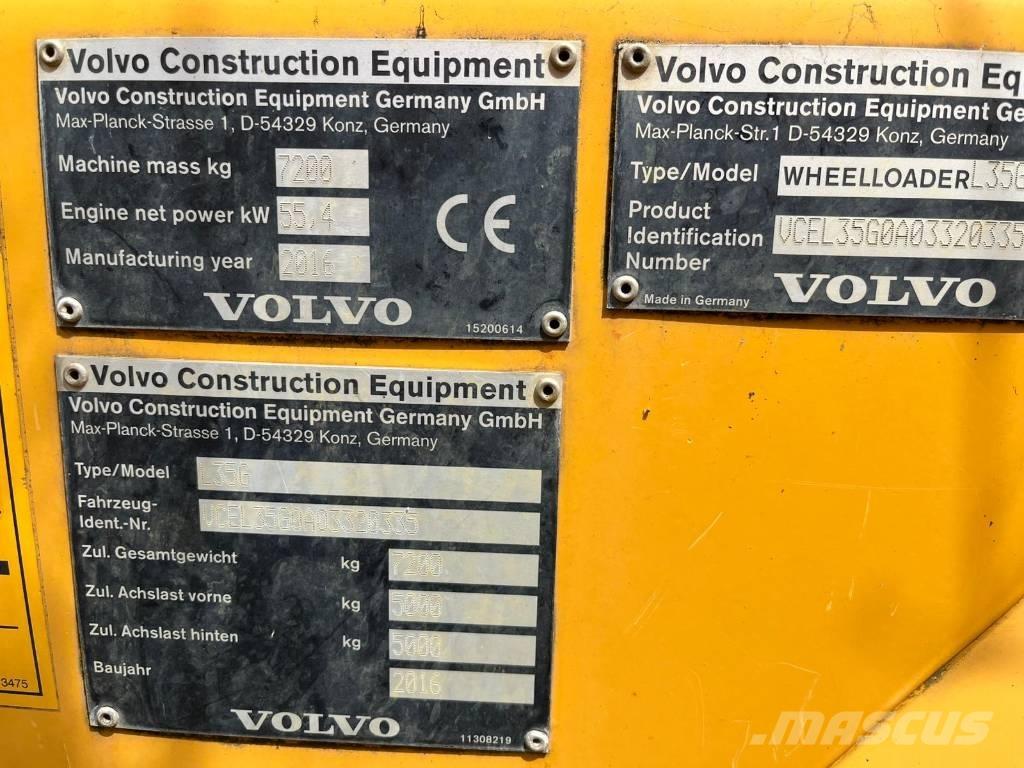 Volvo L 35 G Фронтальные погрузчики