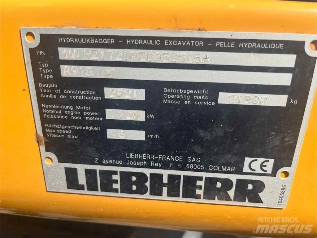 Liebherr R918 Гусеничные экскаваторы