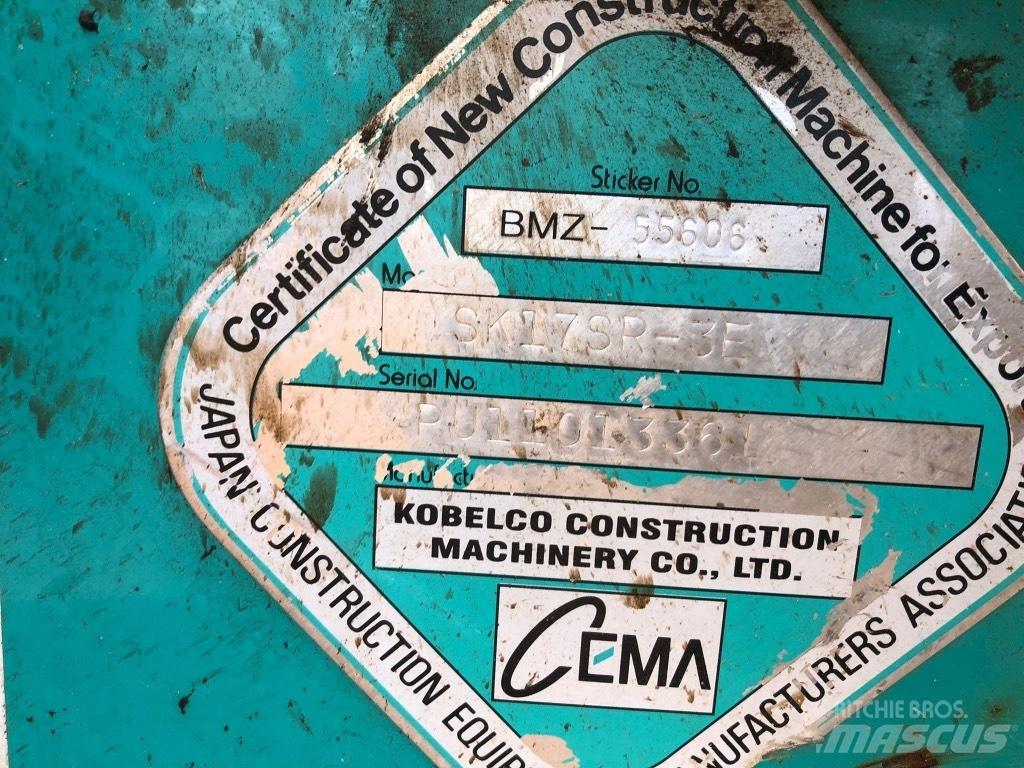 Kobelco SK 17 SR-5 Мини-экскаваторы
