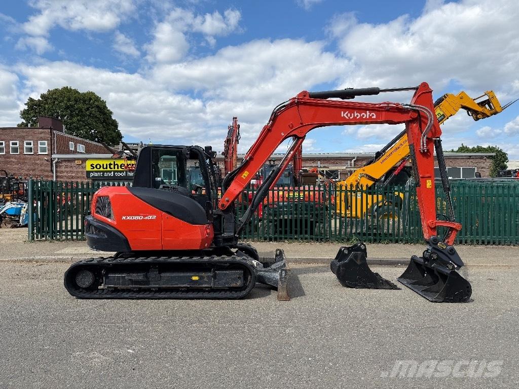 Kubota KX 080-4 Малые экскаваторы 7т-12т