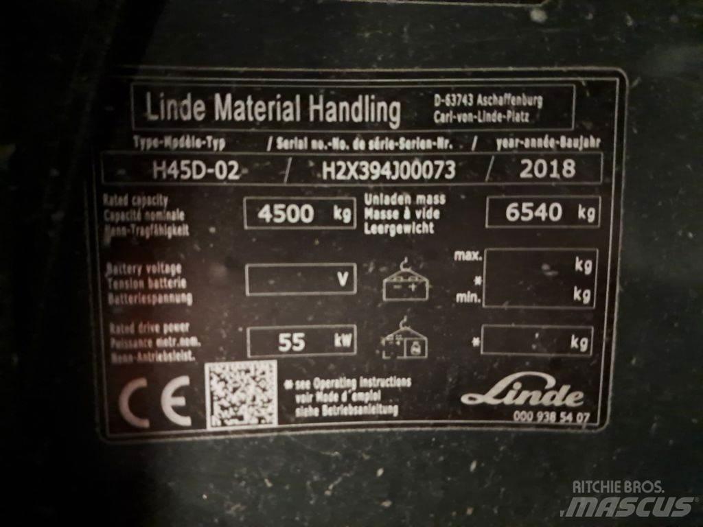 Linde H45D-02 Дизельные погрузчики