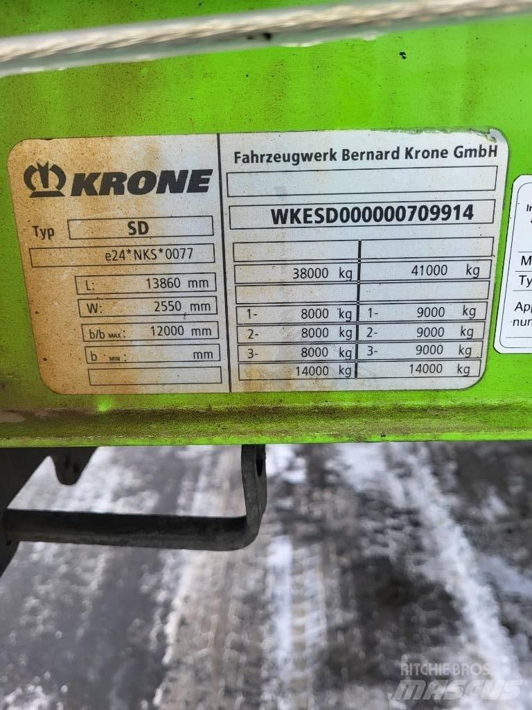 Krone SD Тентованные полуприцепы
