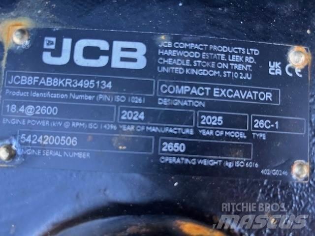 JCB 26C-1 Мини-экскаваторы