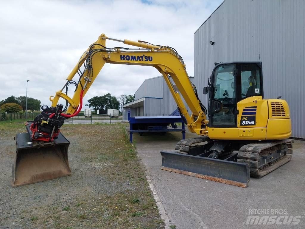 Komatsu PC80MR-5 Малые экскаваторы 7т-12т