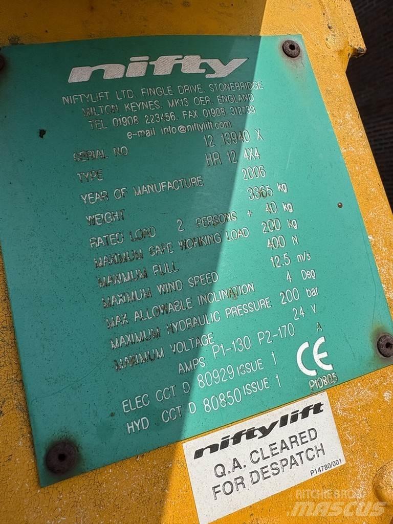 Niftylift Hr12nde Коленчатые подъемники
