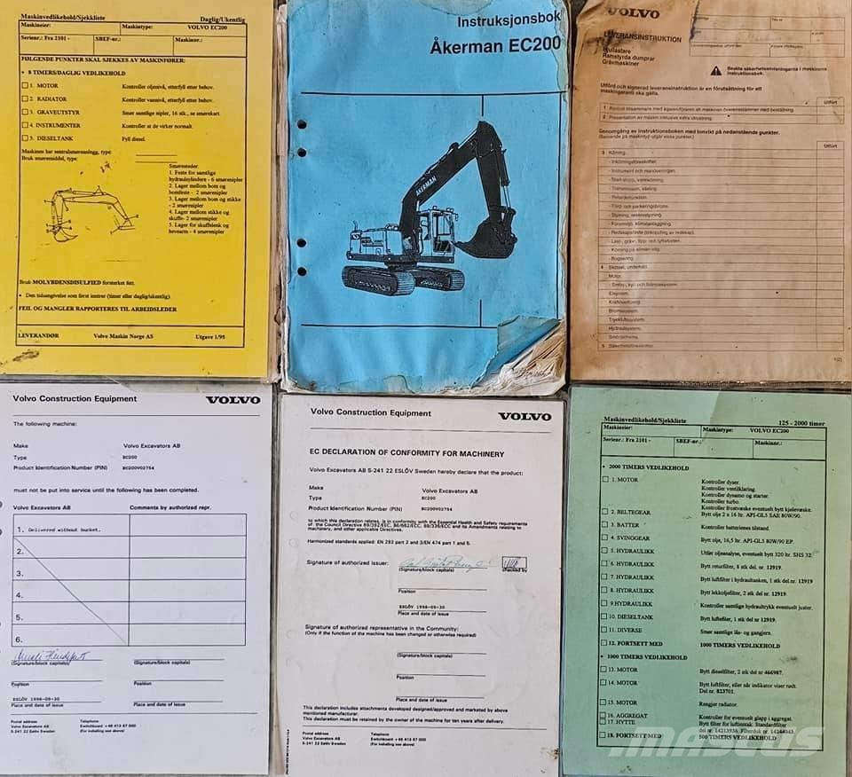 Volvo EC 200 Гусеничные экскаваторы