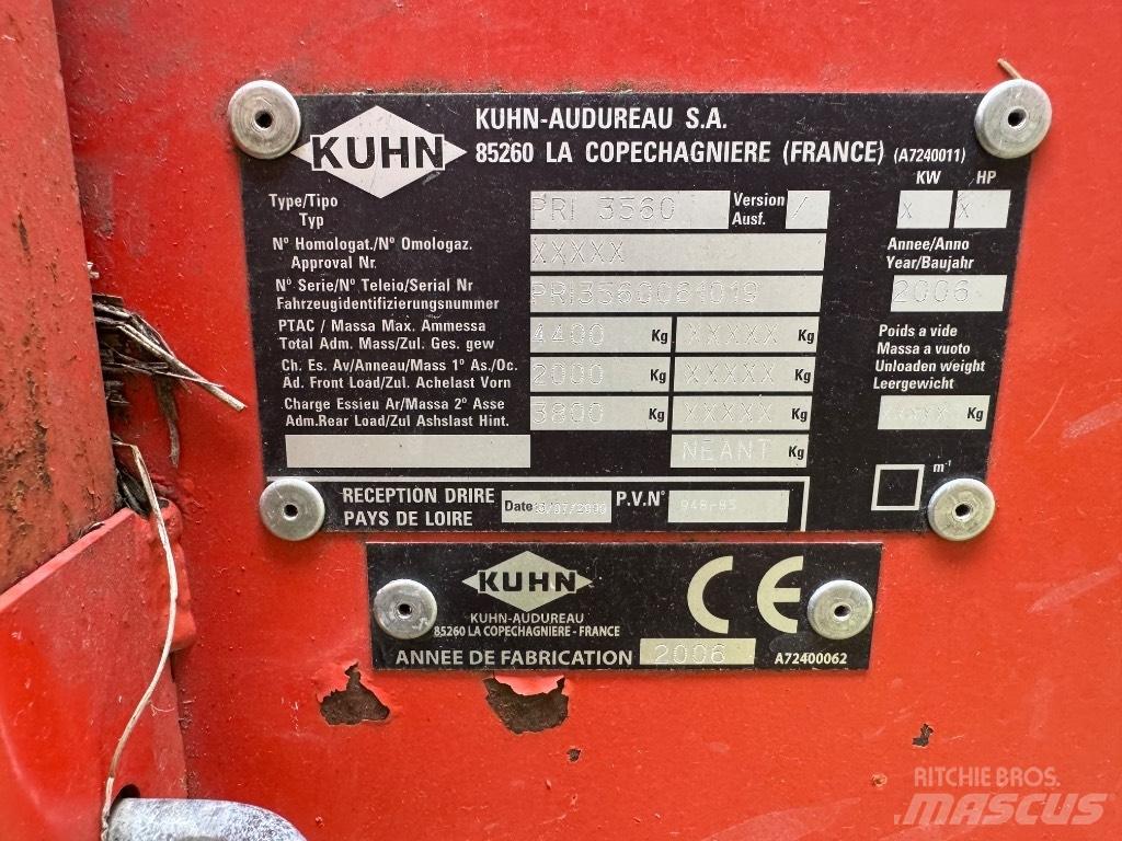 Kuhn Primor 3560 Измельчители тюков