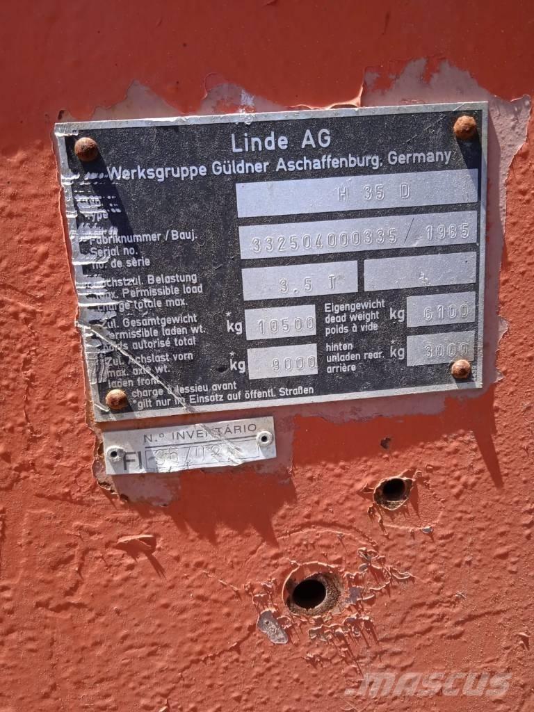 Linde H 35 D Дизельные погрузчики
