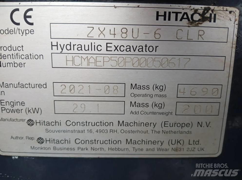 Hitachi ZX 48 U Мини-экскаваторы