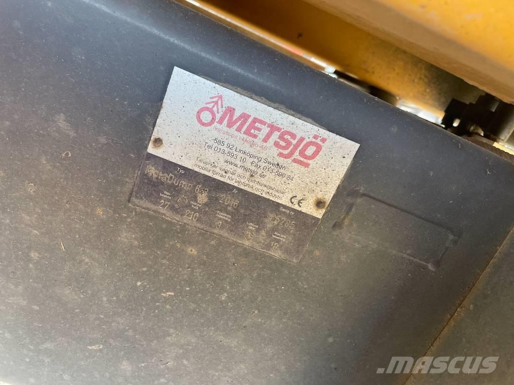Metsjö Meta Dump 6.3 Тракторные самосвальные прицепы