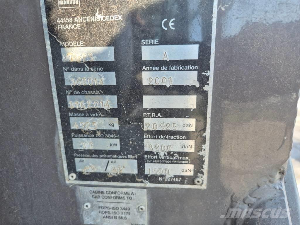 Manitou MT 523 Телескопические погрузчики