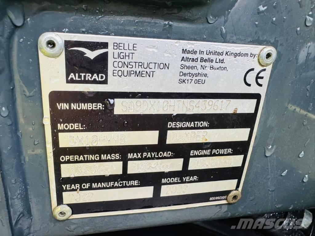 Altrad Belle DX1000 Мини-самосвалы