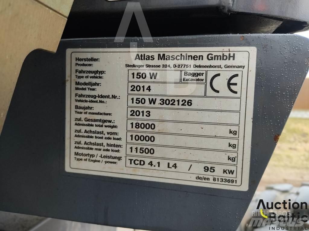 Atlas 150 W Колёсные экскаваторы