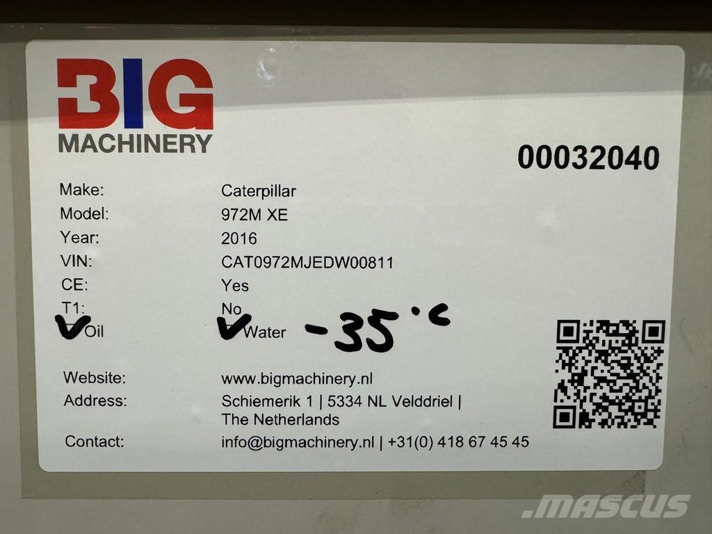 CAT 972M XE Фронтальные погрузчики