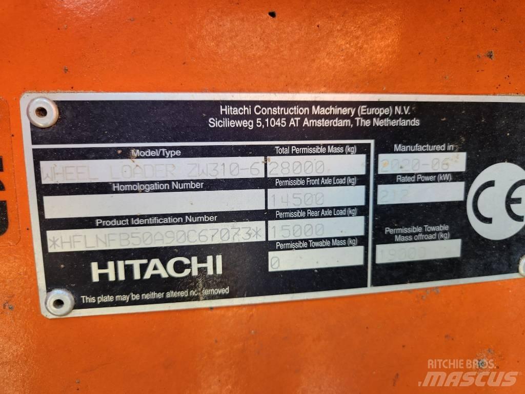 Hitachi ZW310-6 Фронтальные погрузчики