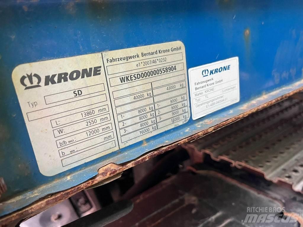 Krone SD Тентованные полуприцепы