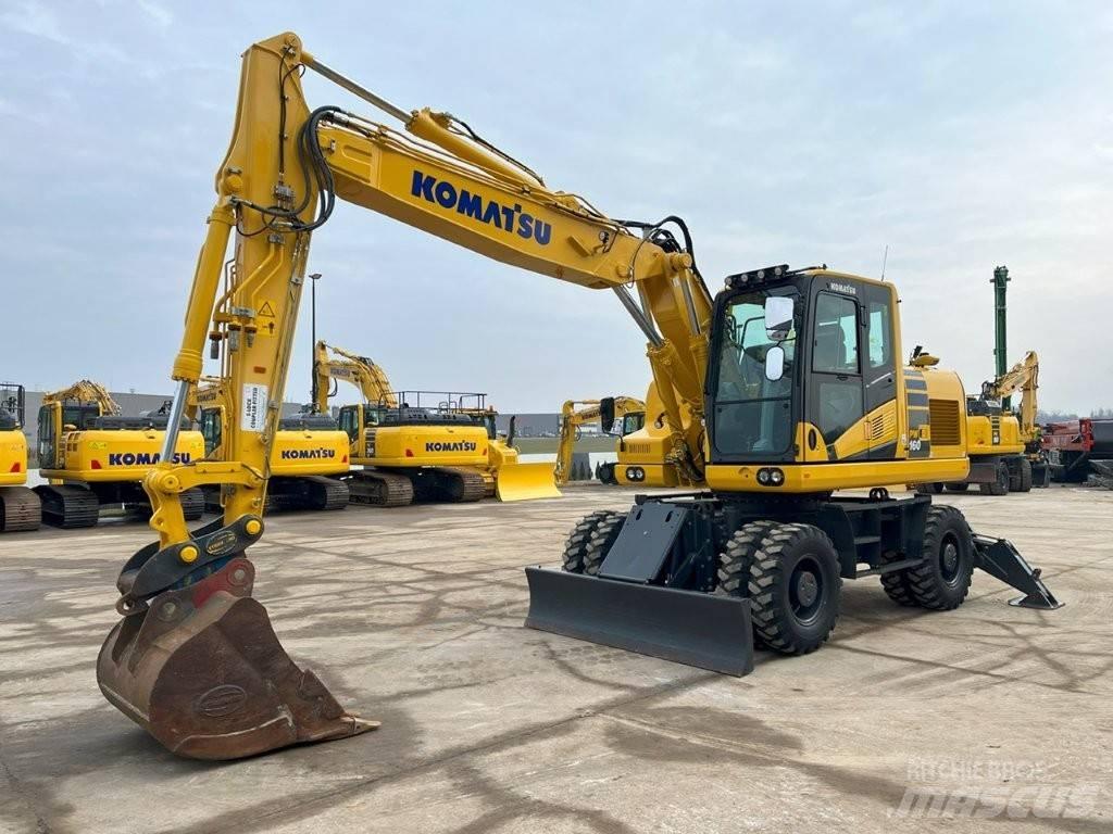 Komatsu PW160-11 Колёсные экскаваторы