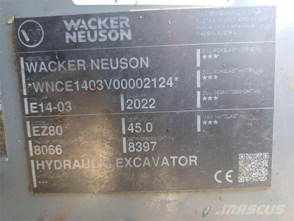 Wacker Neuson EZ80 Гусеничные экскаваторы