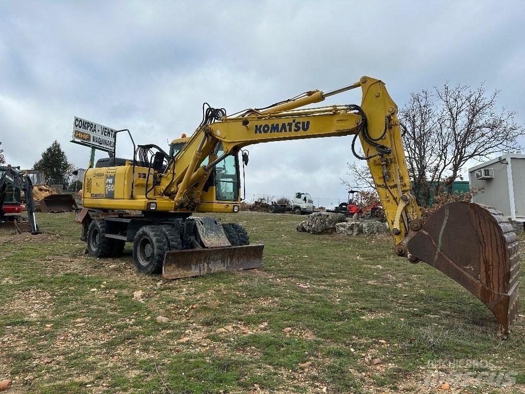 Komatsu PW 160-7E0 Колёсные экскаваторы