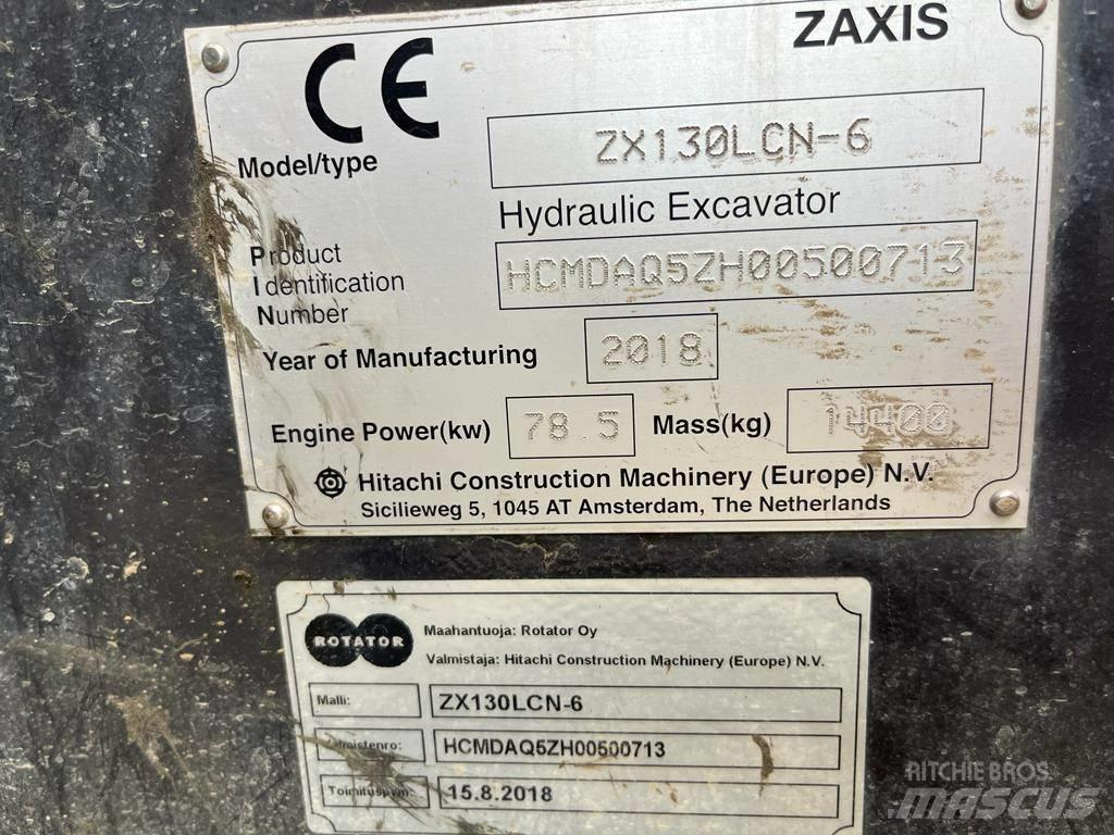 Hitachi ZX130LCN-6 Гусеничные экскаваторы