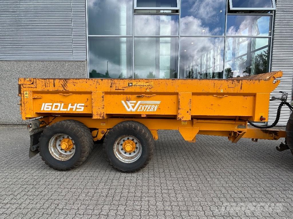 Western 160LHS Тракторные самосвальные прицепы