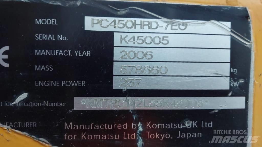 Komatsu PC450HRD-7E0 Экскаваторы для разрушения