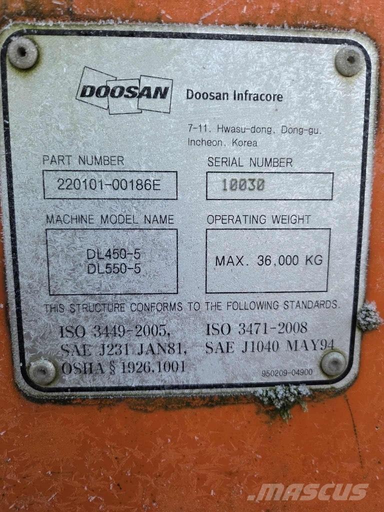 Doosan DL 450-5 Фронтальные погрузчики
