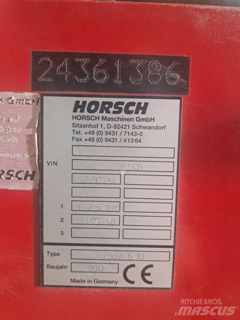 Horsch Focus 6 TD Сеялки